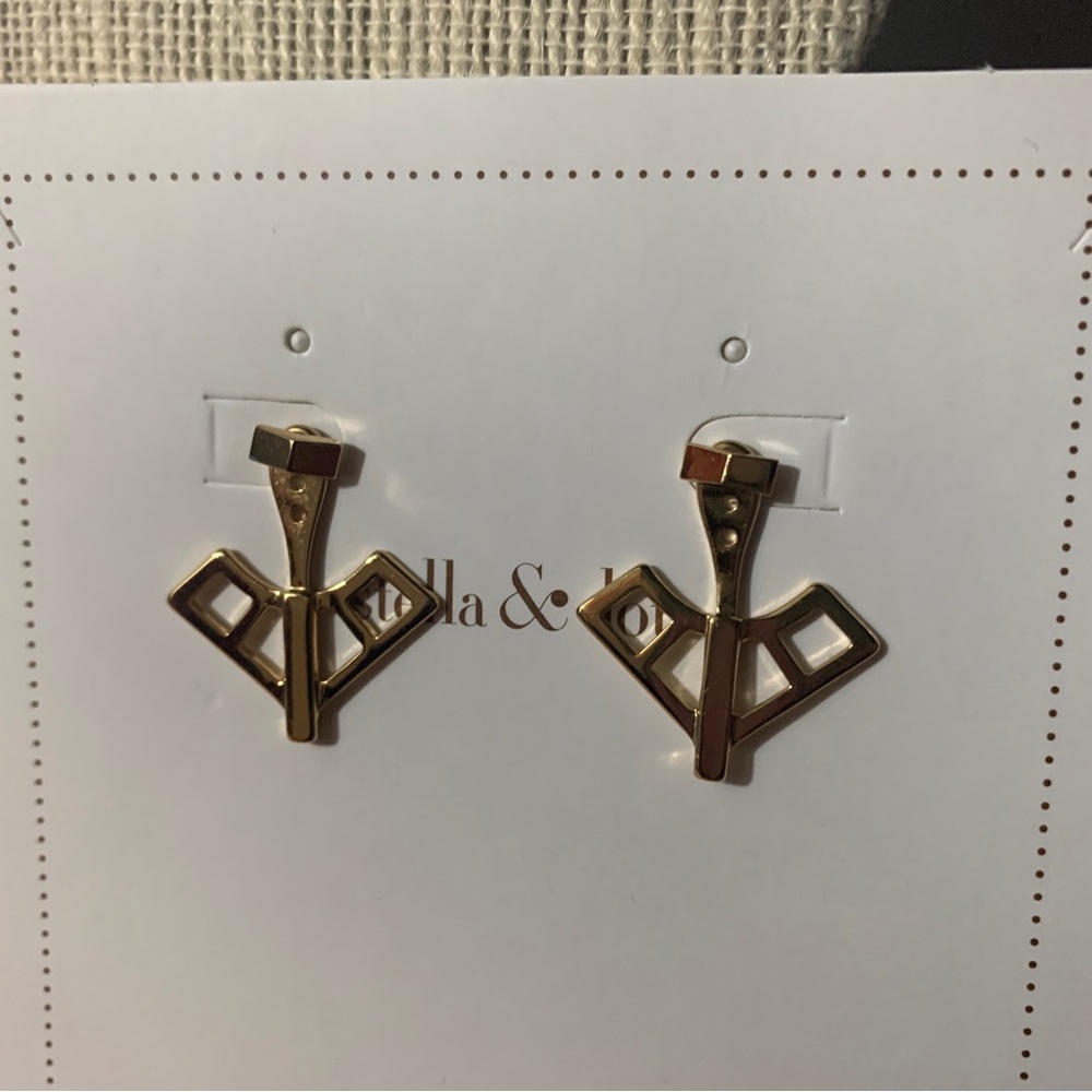 Mondrian Ear Jacket Earrings